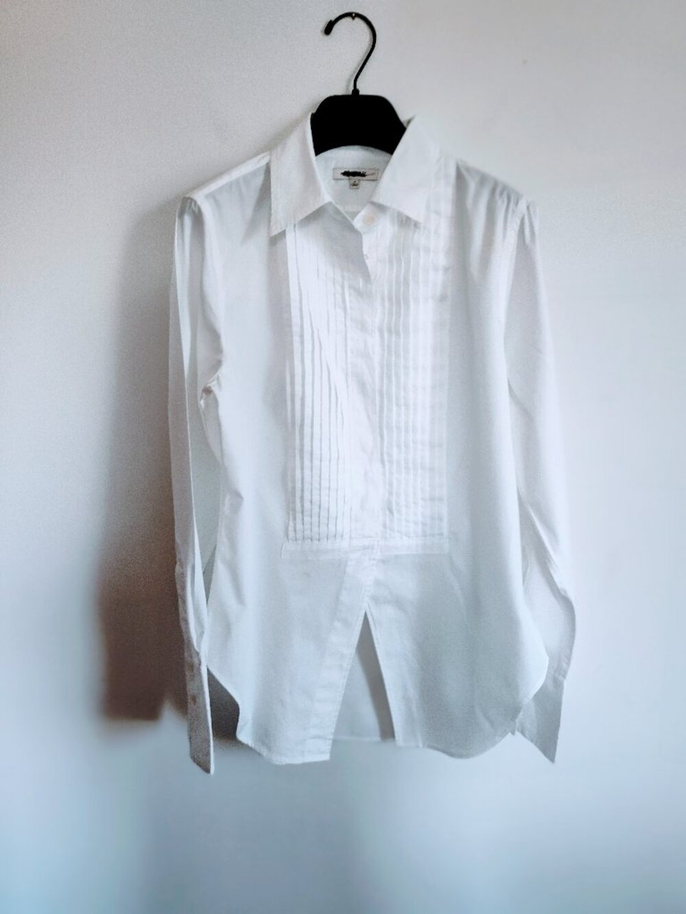 Madewell White Cutaway Button-Up Shirt